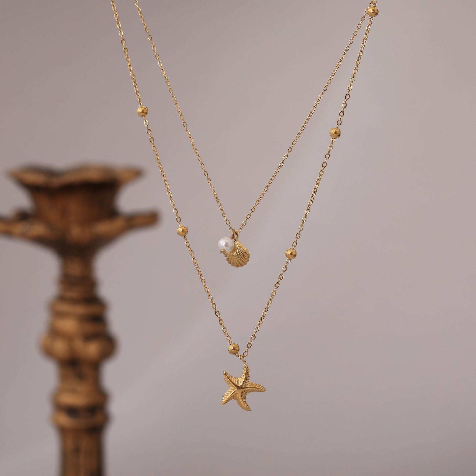 Ocean Whisper Starfish Necklace