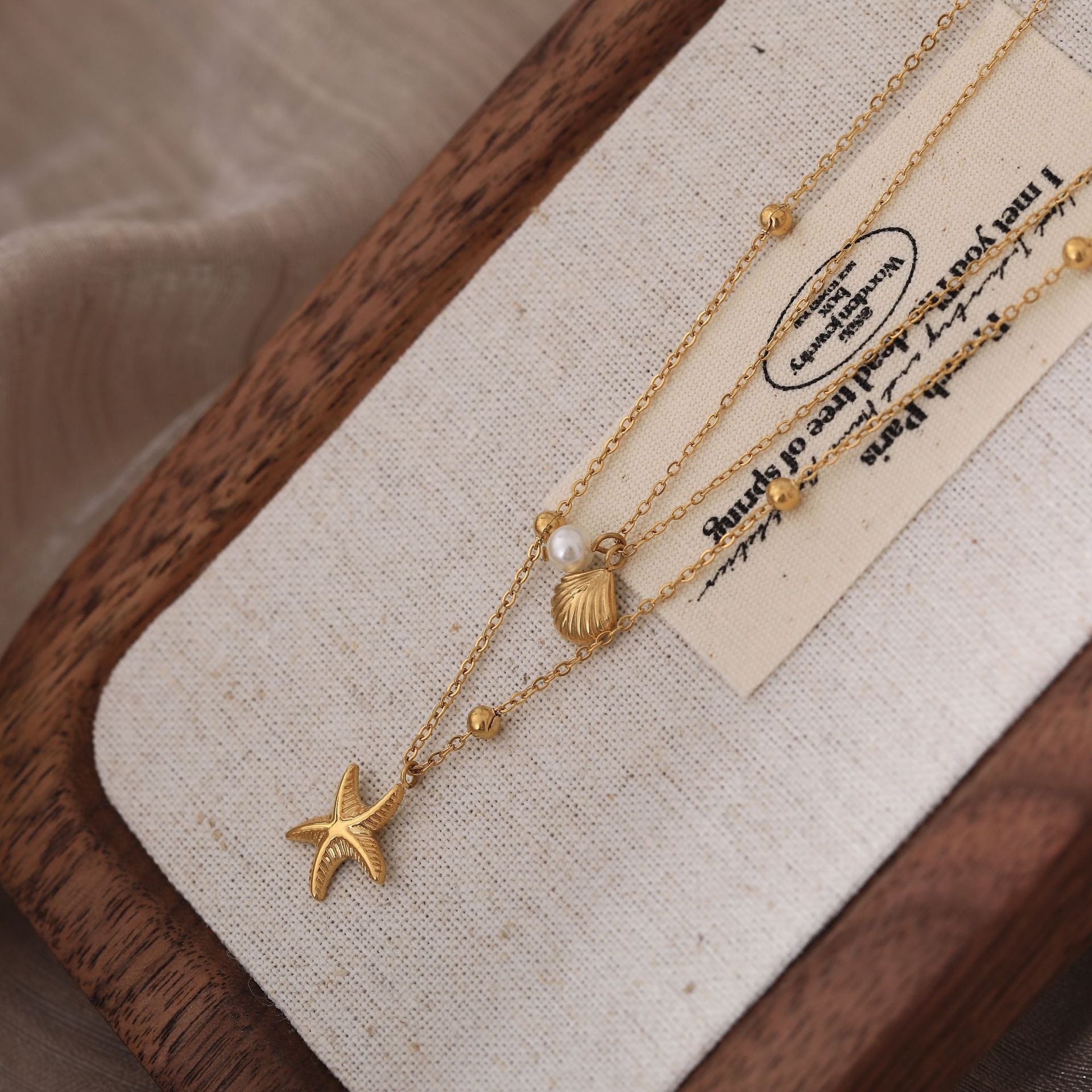 Ocean Whisper Starfish Necklace