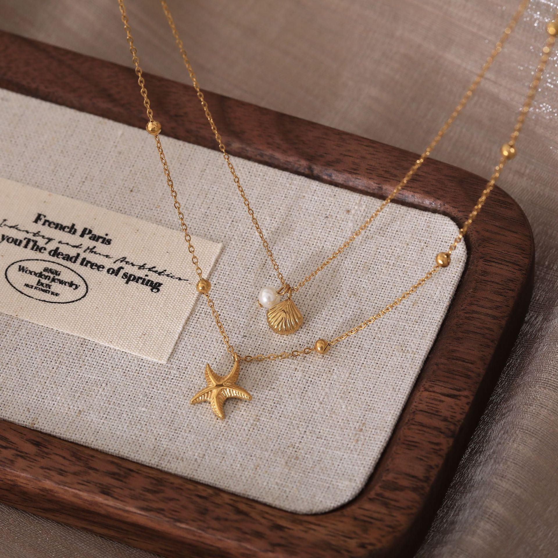 Ocean Whisper Starfish Necklace