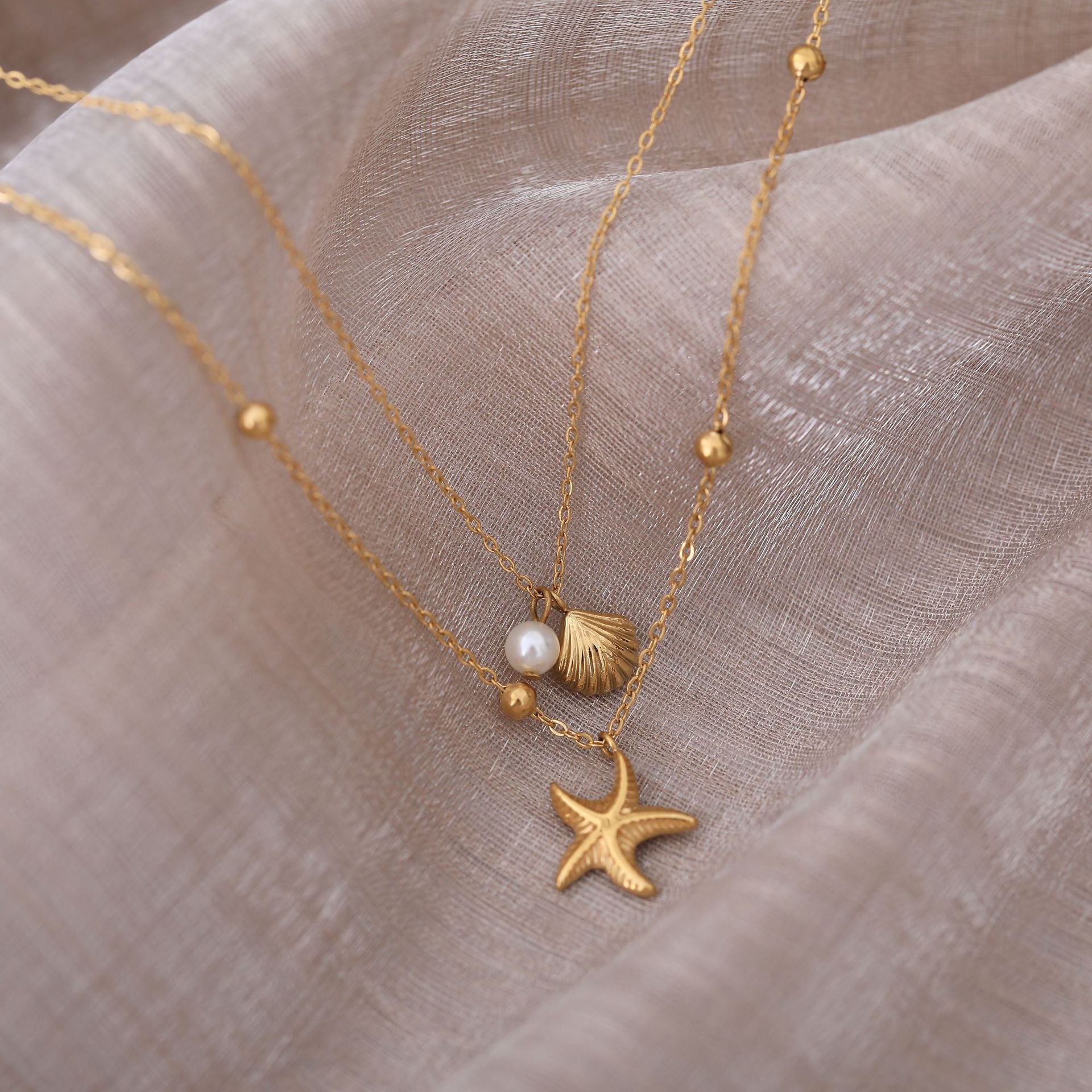 Ocean Whisper Starfish Necklace