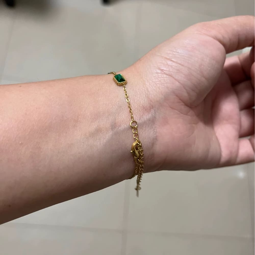 Emerald Gleam Bracelet