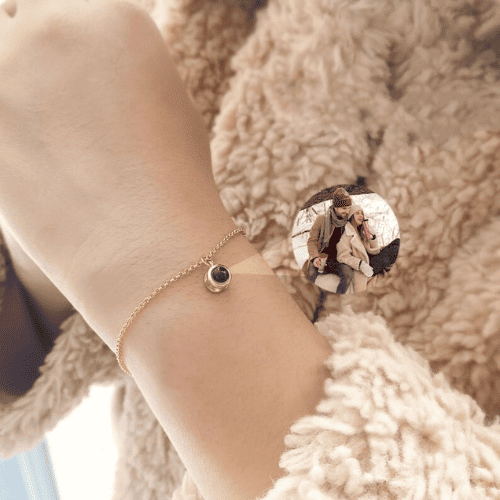 Circle Photo Projection Bracelet
