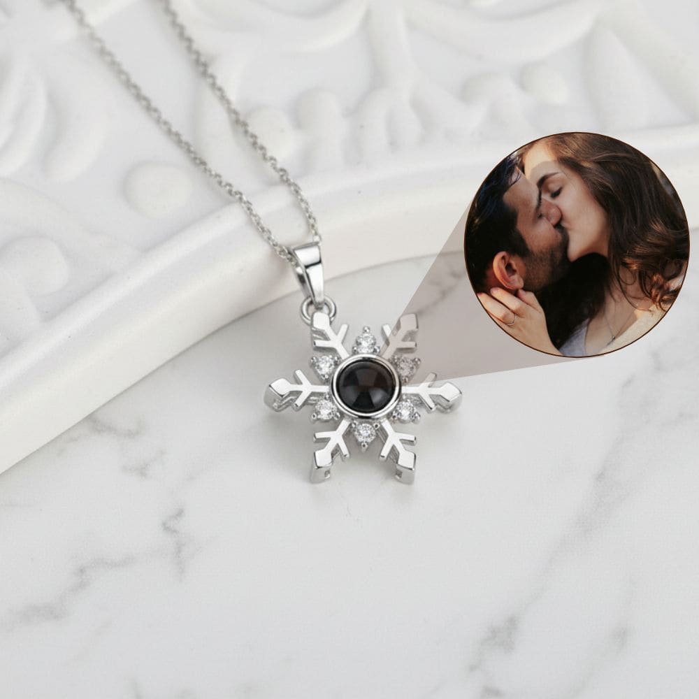 Snowflake Projection Necklace