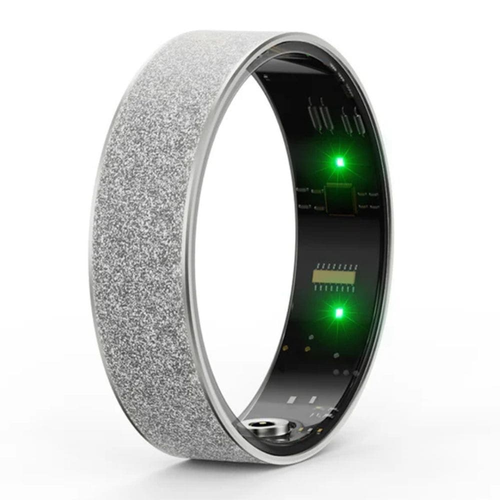 Sandblasted Smart Ring Silver