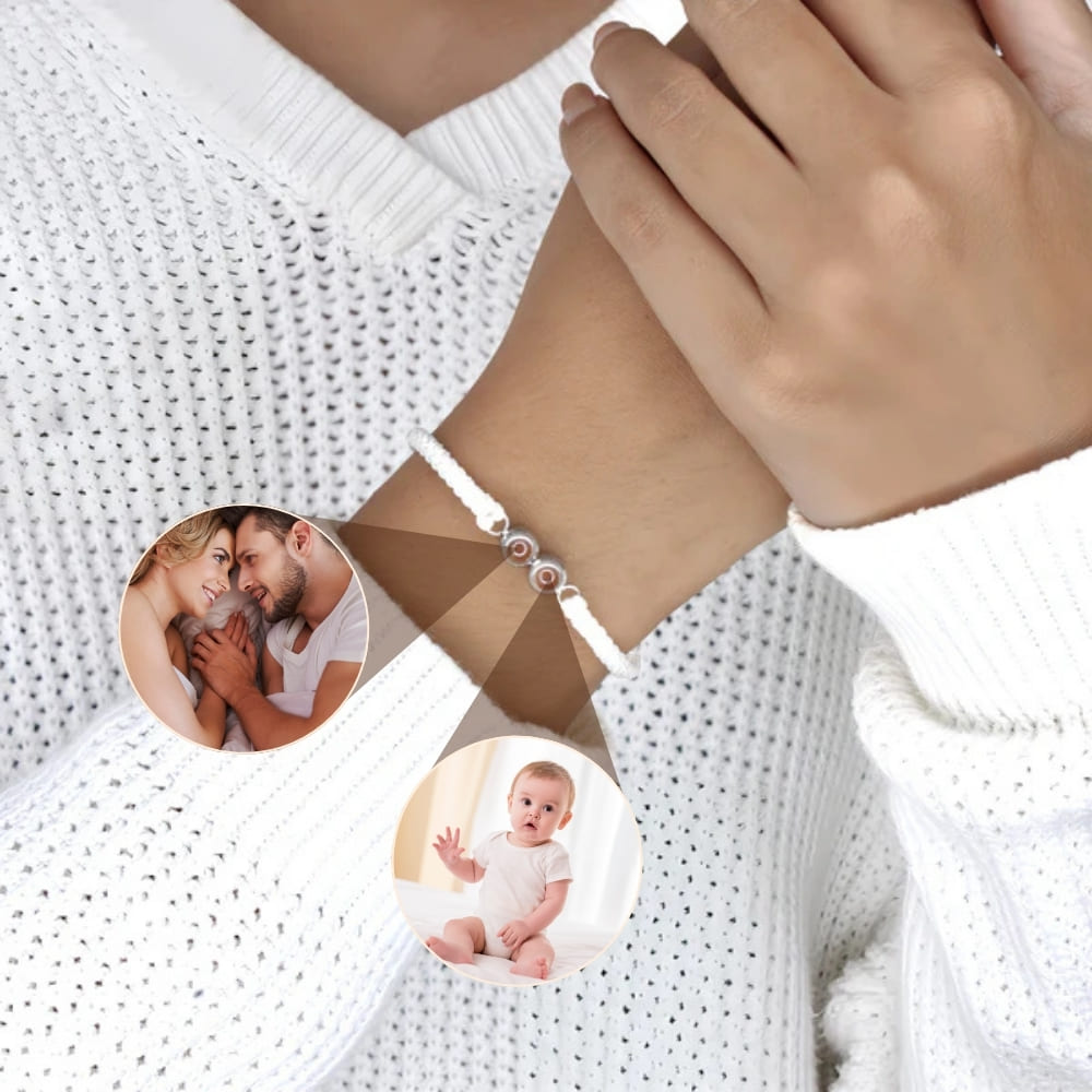 Woven Duo Photo Projection Bracelet