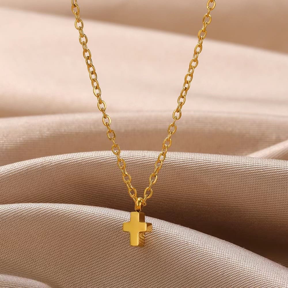 Golden Shapes Necklace