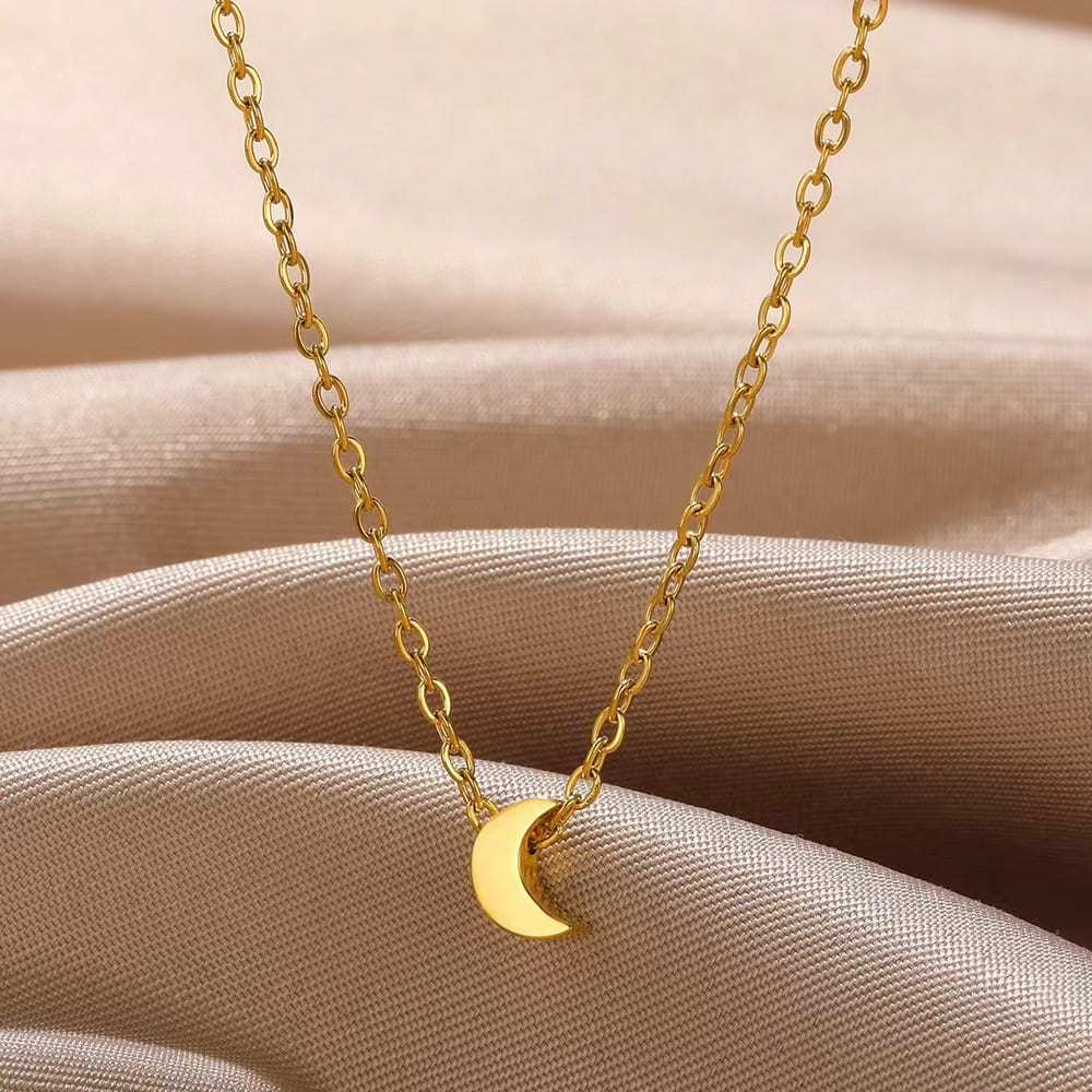 Golden Shapes Necklace
