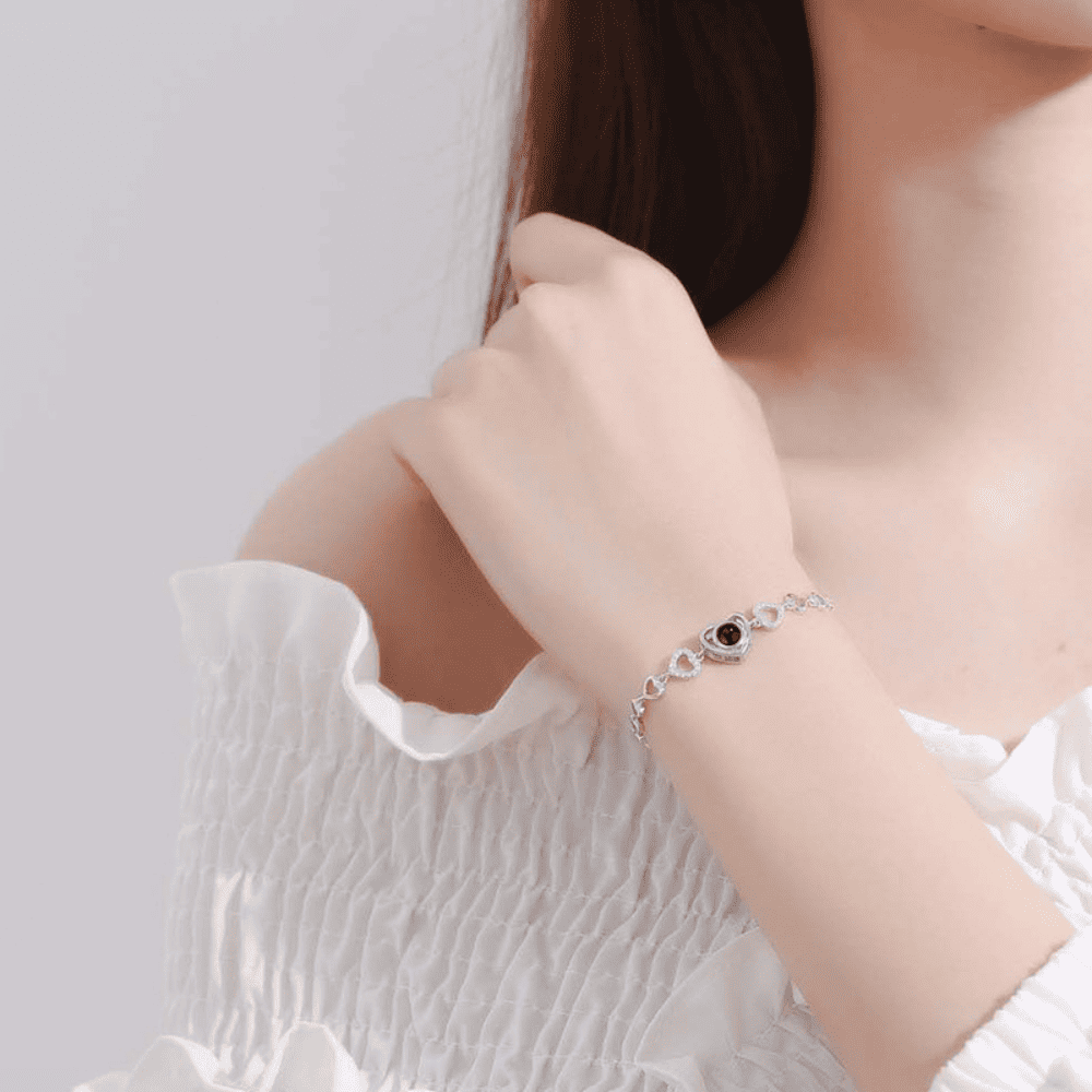 Heart Photo Projection Bracelet