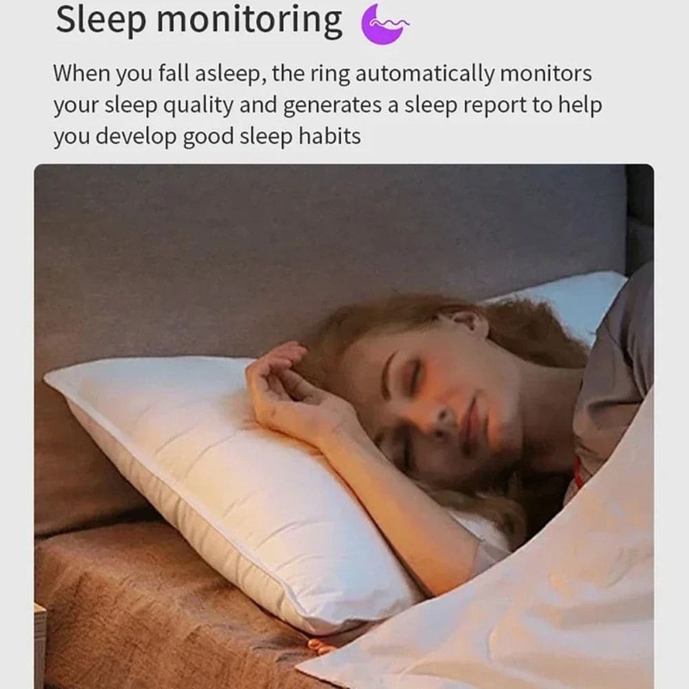 Diamond Inlaid Smart Ring