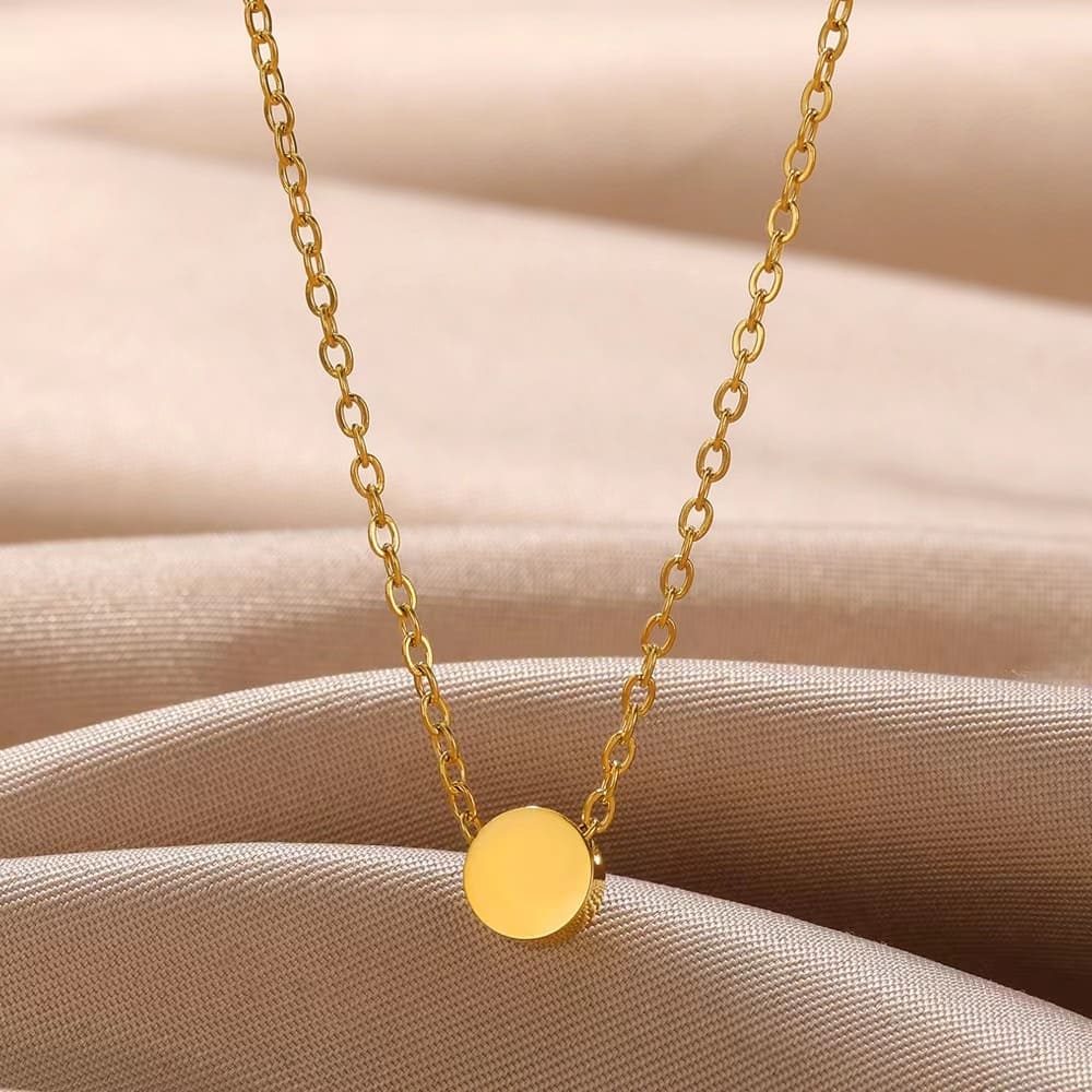 Golden Shapes Necklace
