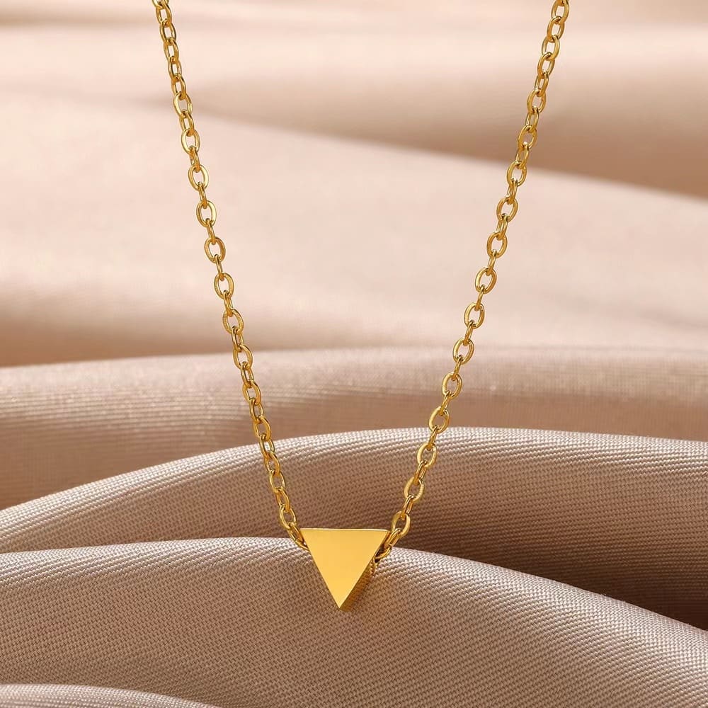 Golden Shapes Necklace