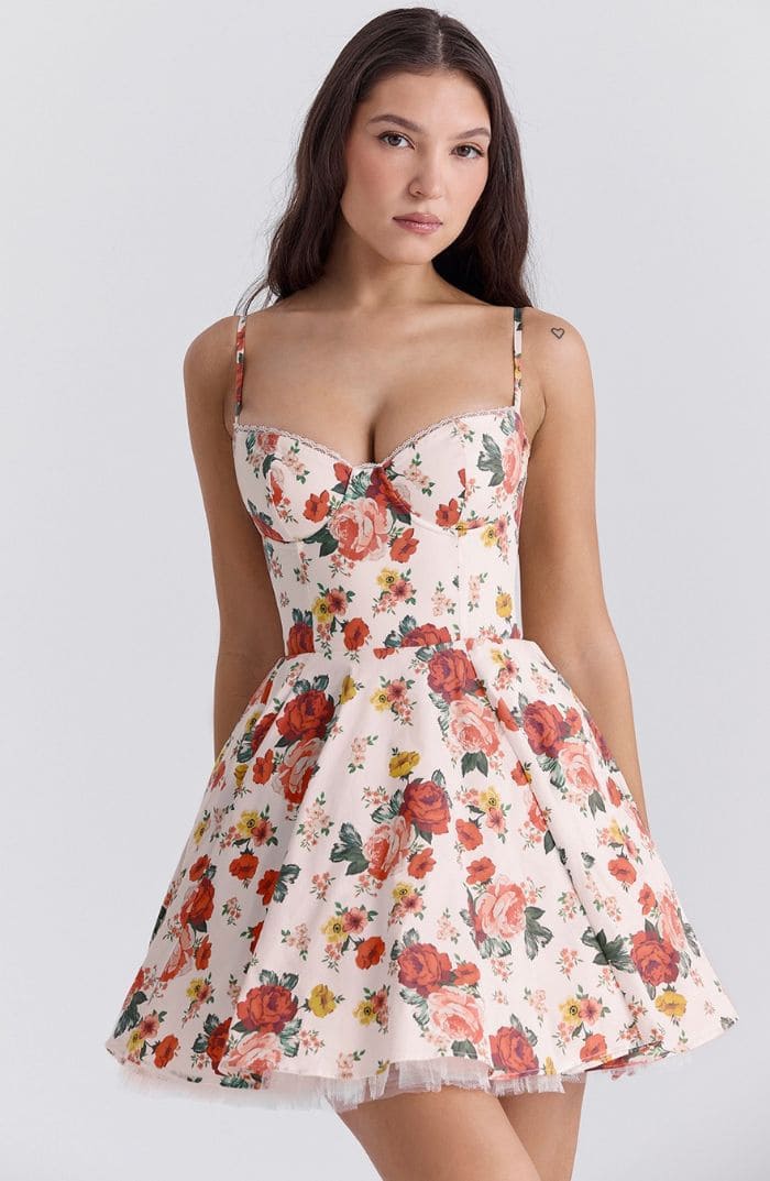 Alina Floral Mini Dress