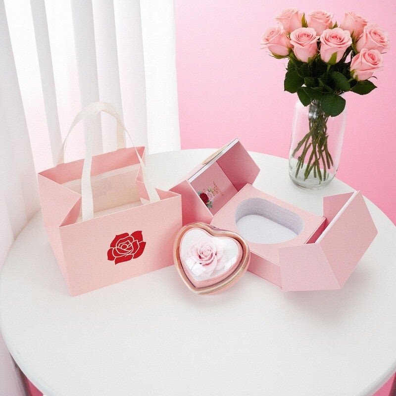Heart Rose Jewellery Gift Box