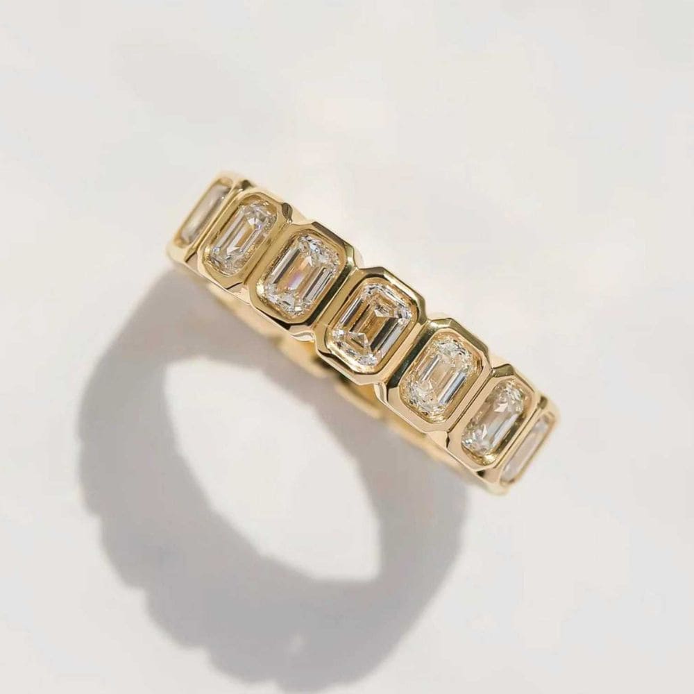 Baguette Zirconia Eternity Ring