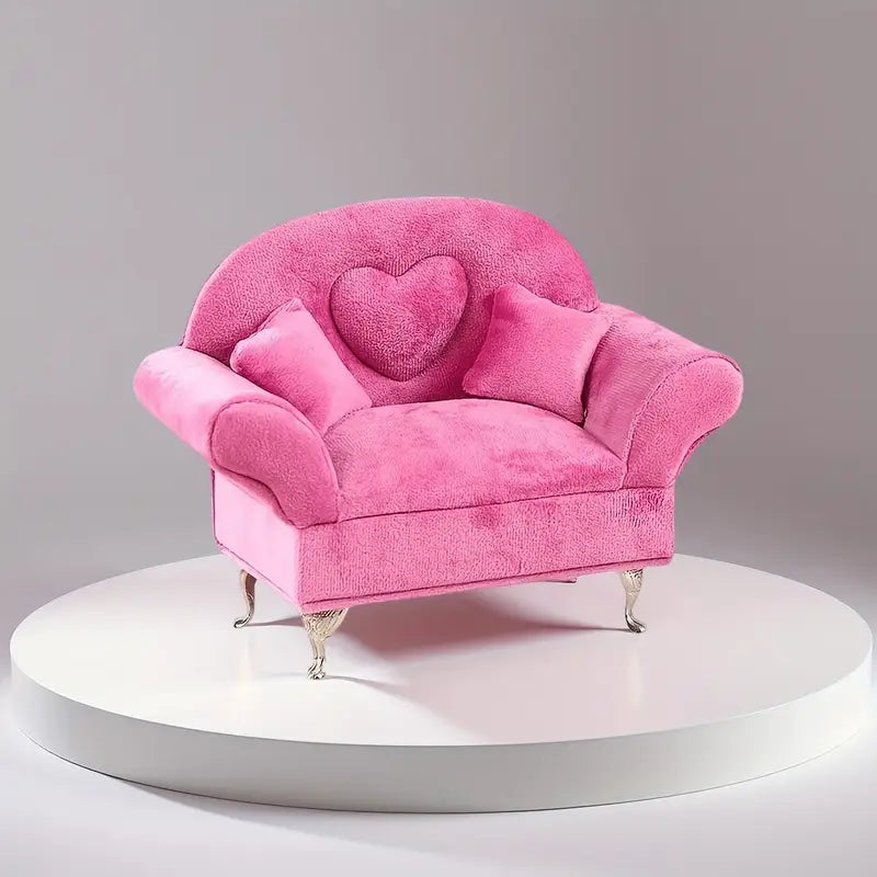 Velvet Sofa Jewellery Case Velvet Sofa Jewelry Box