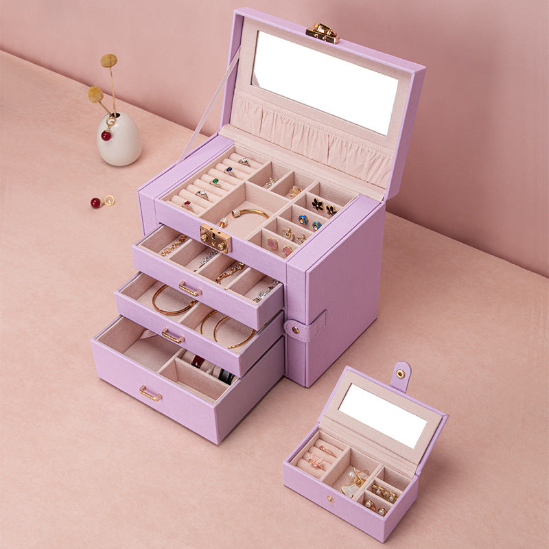 Deluxe Jewellery Case Lilac