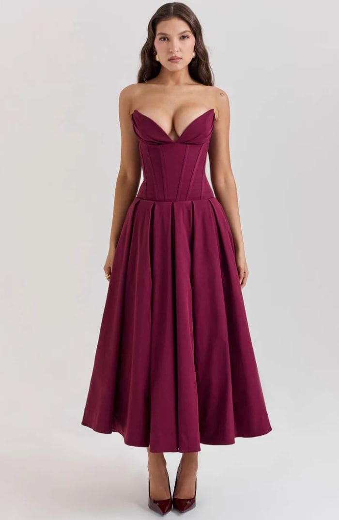 Seralyn Corset Maxi Dress