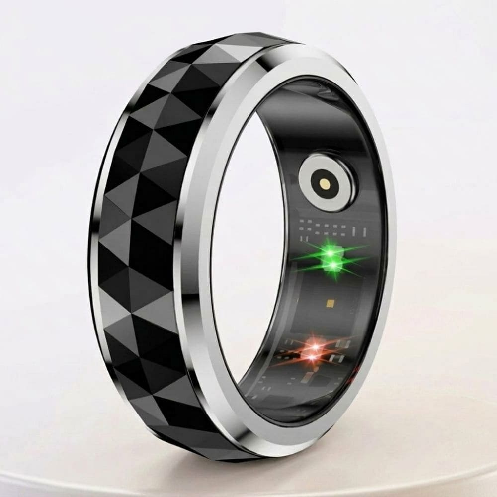 Faceted Spinner Smart Ring