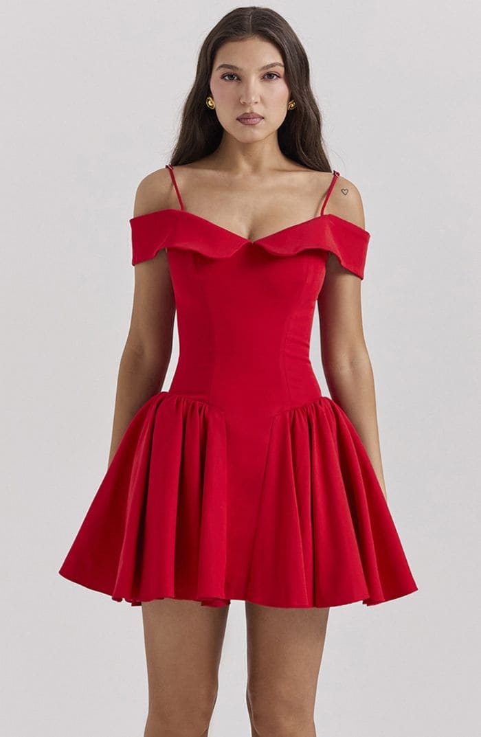 Solena Off-Shoulder Mini Dress