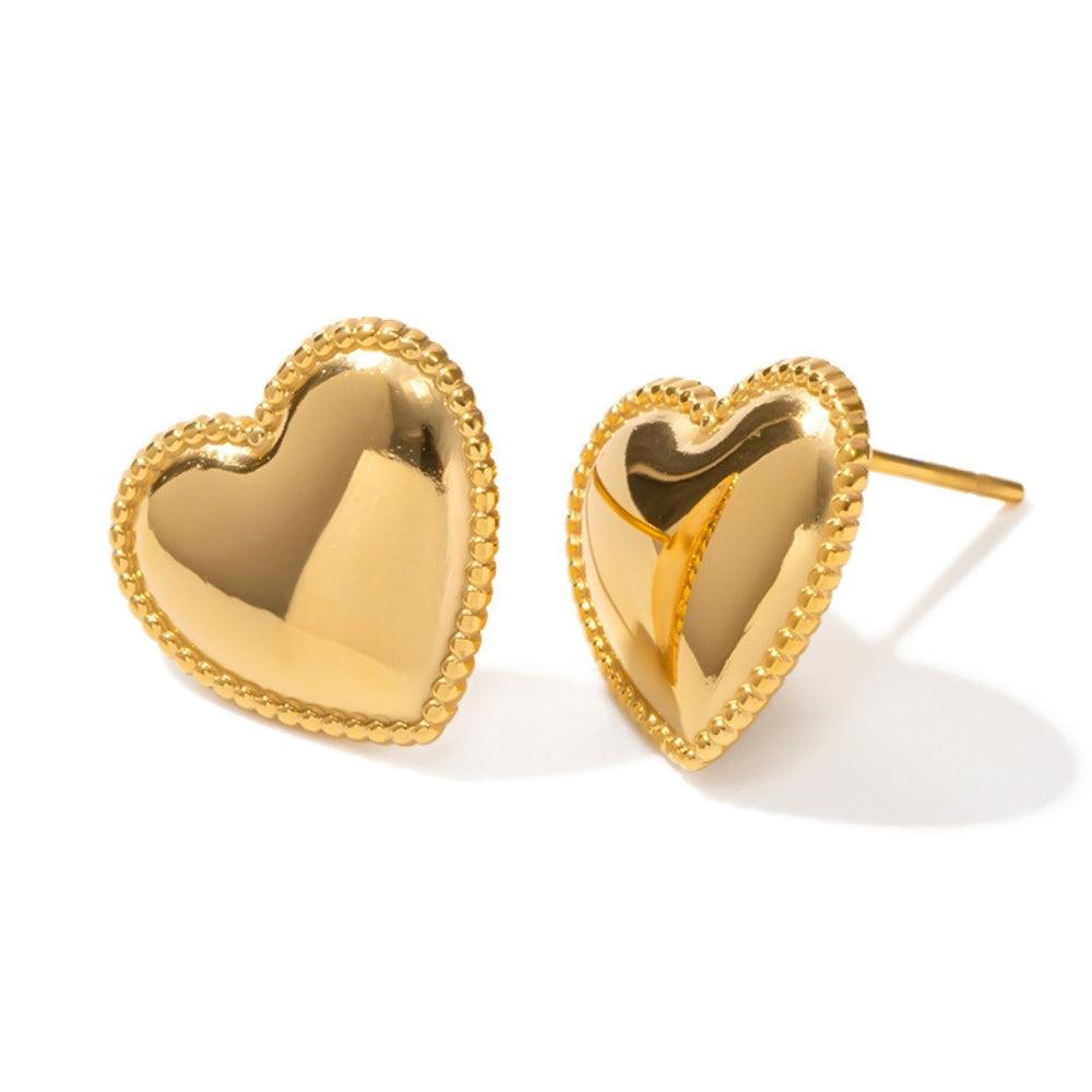 Golden Embrace Studs - Father and Daughter Jewelry