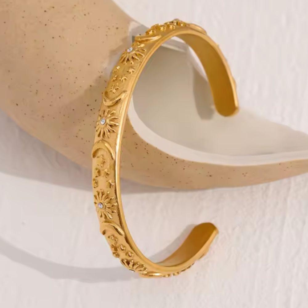 Solara Bloom Cuff - Father and Daughter Jewelry