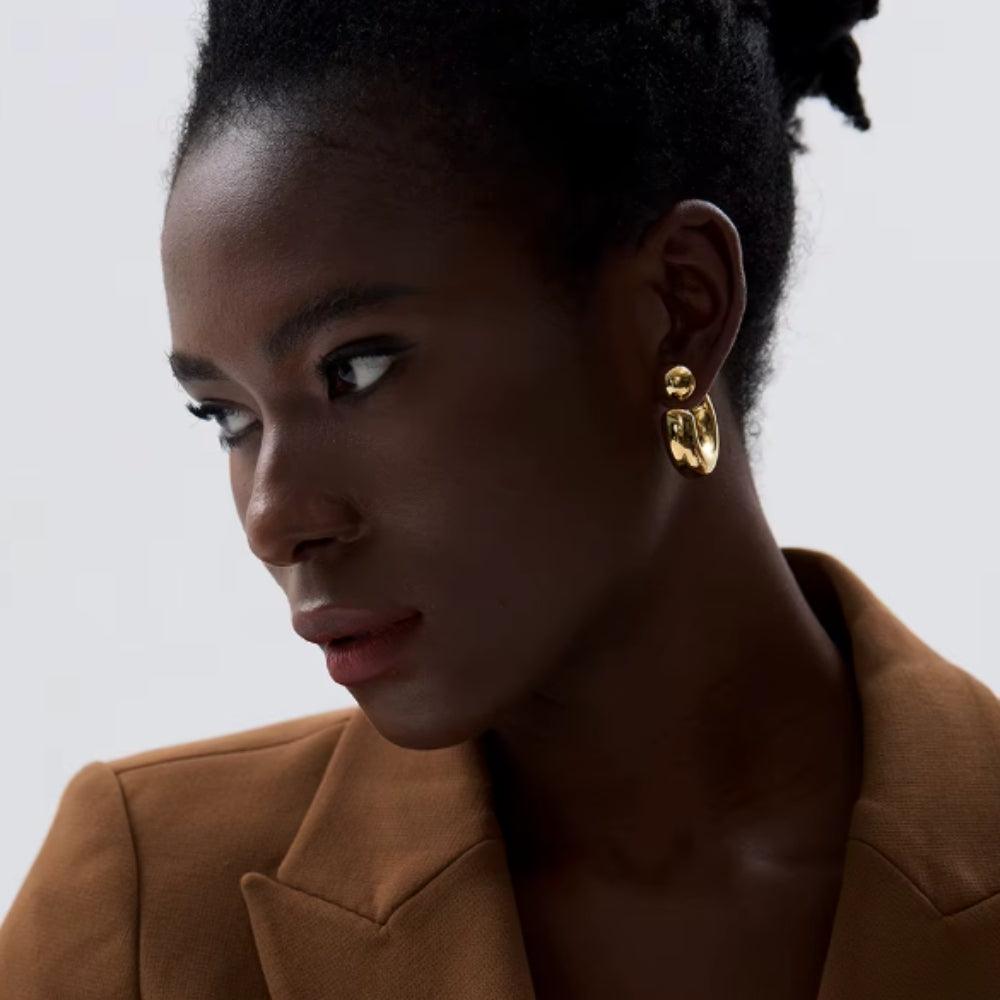 Lunar Essence Earrings - Father and Daughter Jewelry