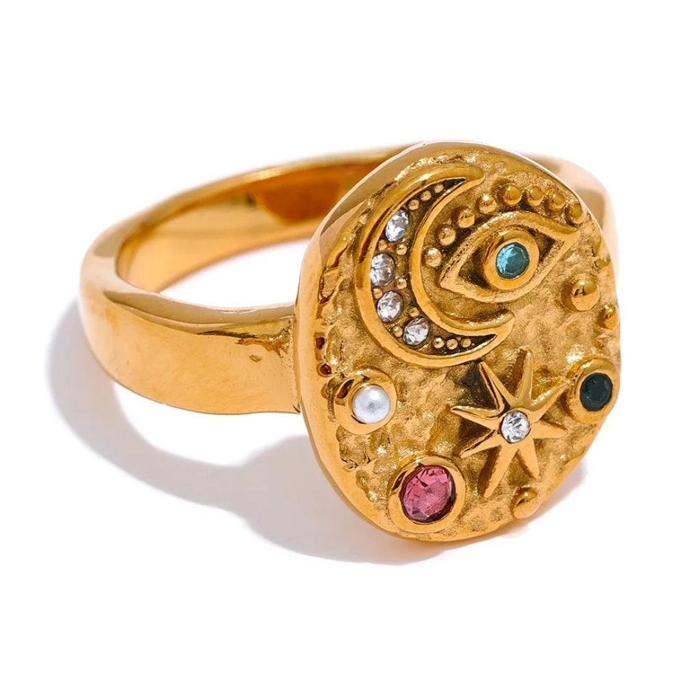 Celestial Oracle Ring - Father and Daughter Jewelry