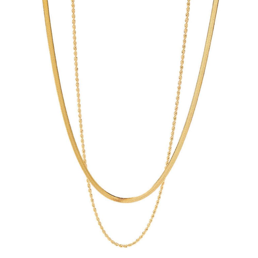 Dual Flow Necklace - Father and Daughter Jewelry