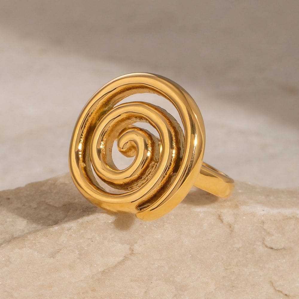 Spiral Statement Ring