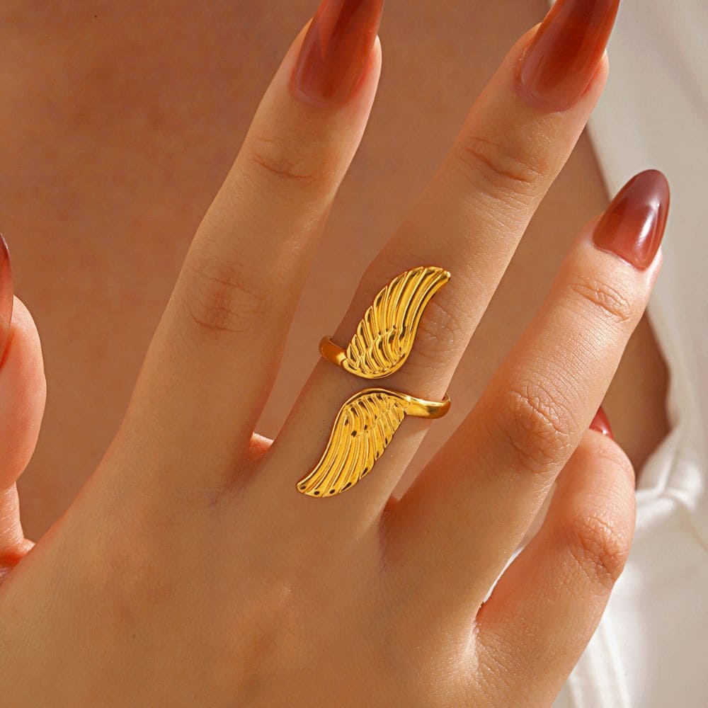 Angel Wing Open Ring