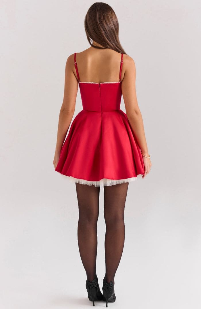 Alina Satin Mini Dress