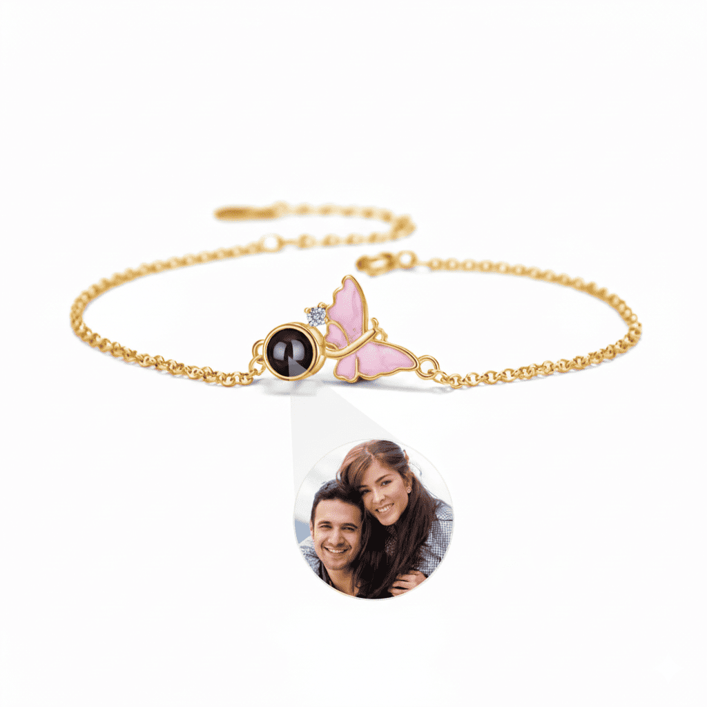 Butterfly Photo Projection Bracelet