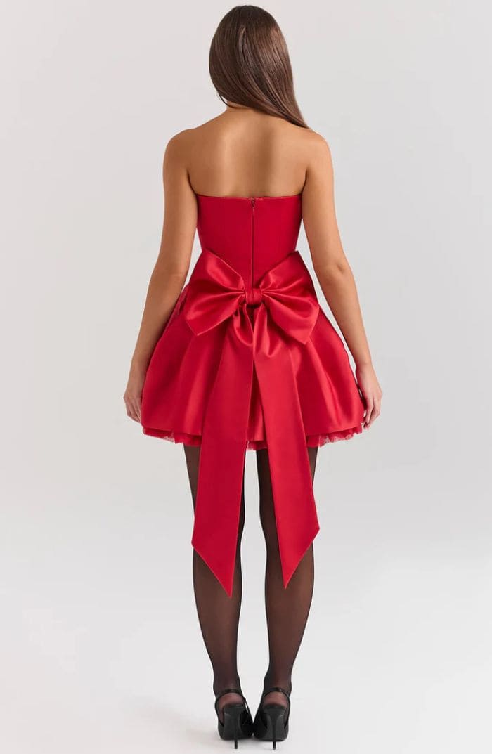 Selvara Scarlet Corset Mini Dress