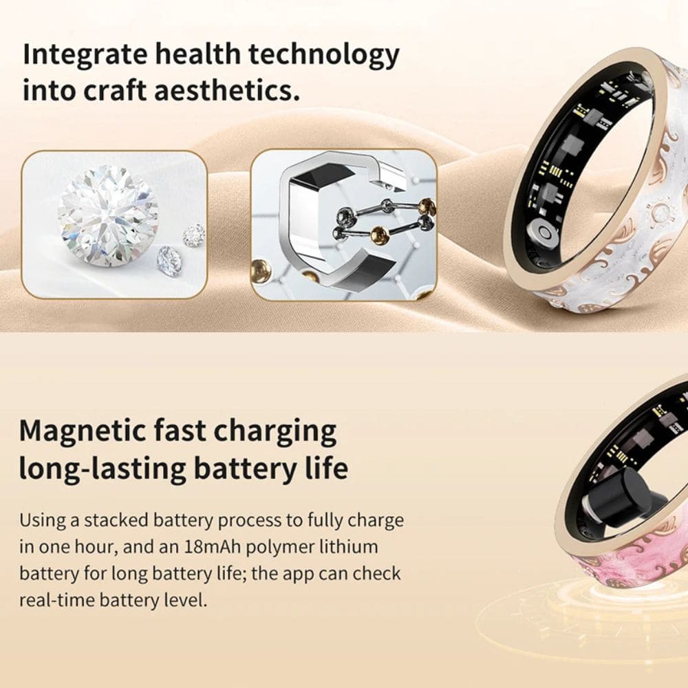 Ornate Aura Smart Ring