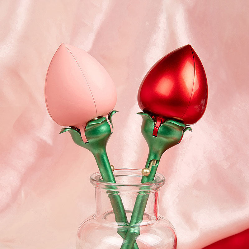 Blooming Rose Stem Ring Box