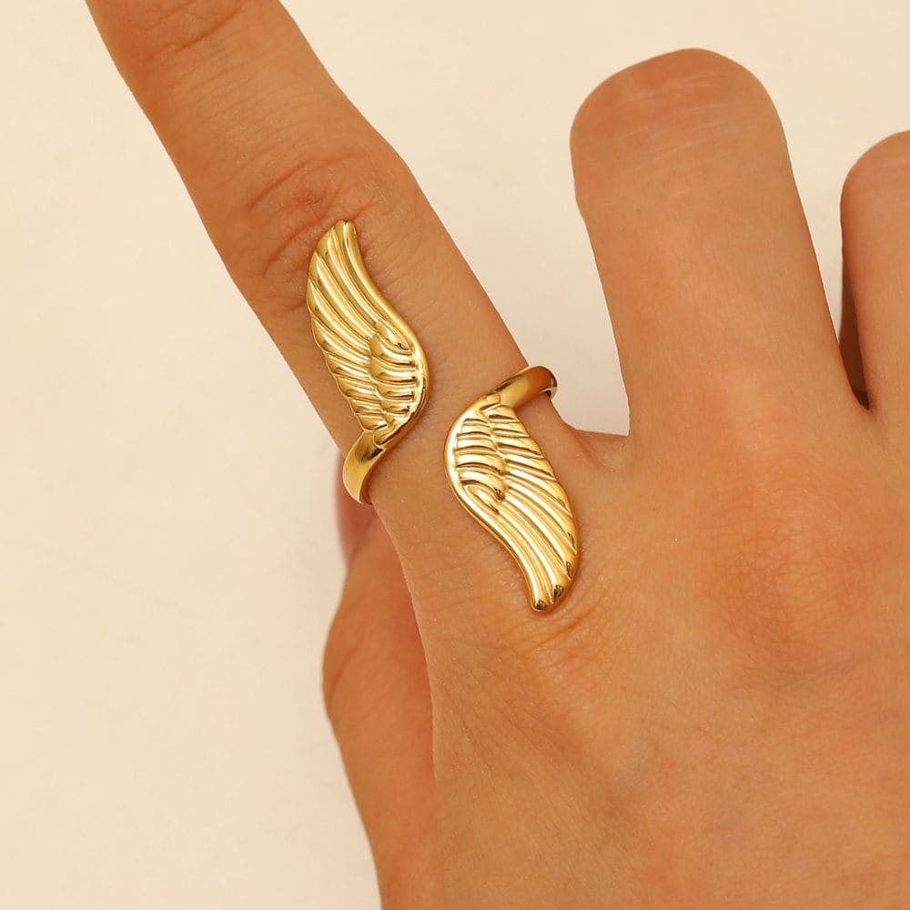 Angel Wing Open Ring