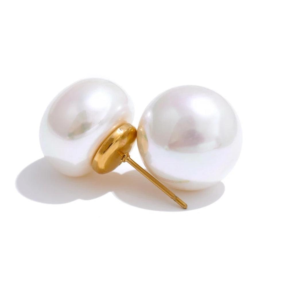 Pure Pearl Studs - Father and Daughter Jewelry