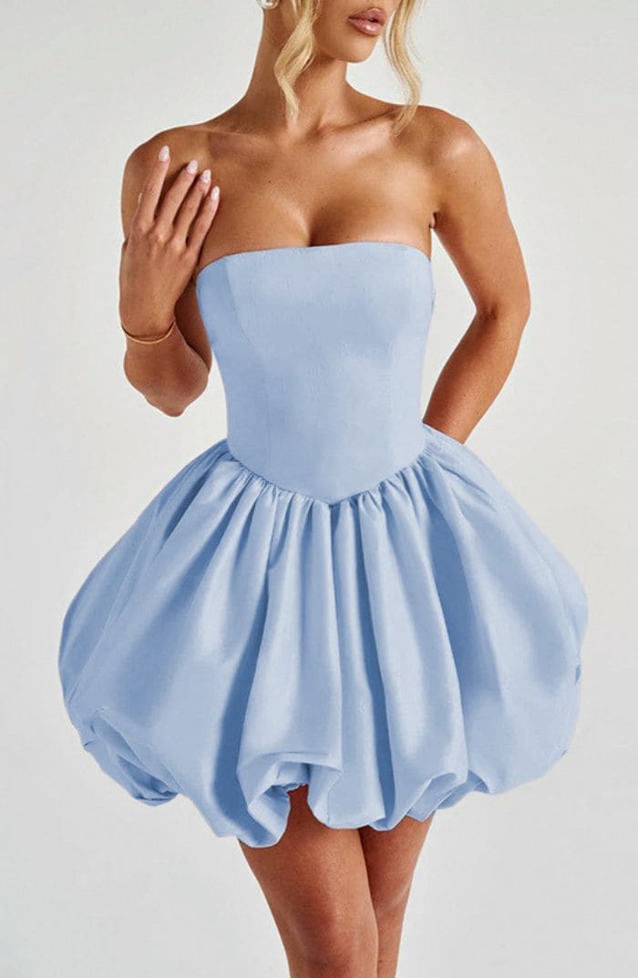 Velora Bubble Mini Dress