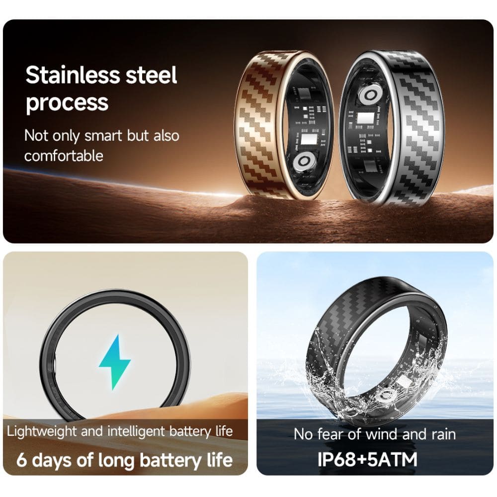 Carbon Fiber Smart Ring