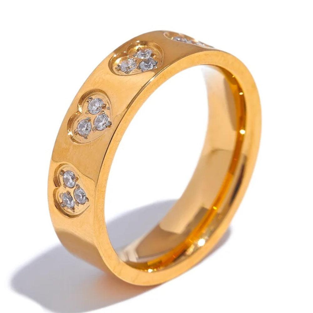 Hearts Align Ring - Father and Daughter Jewelry