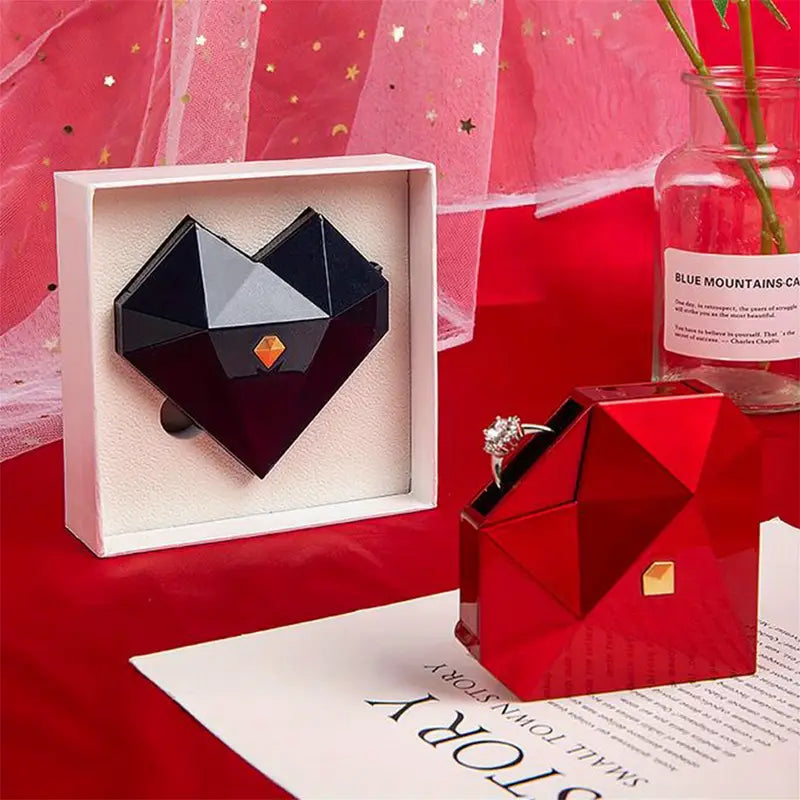 Heart Pop-Up Ring Box