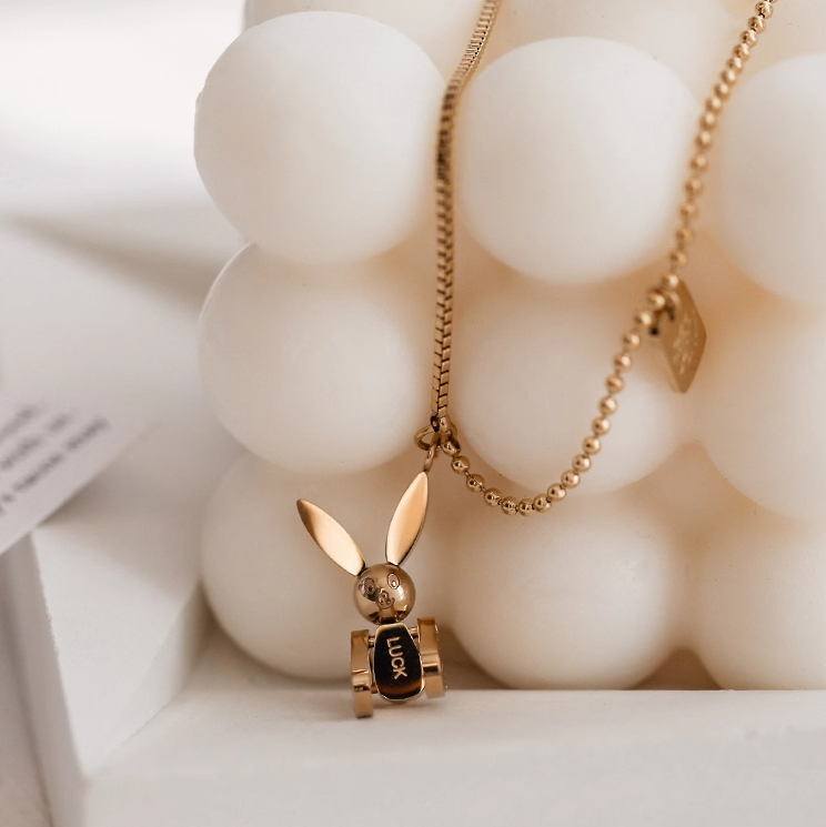 Bunny Pendant Necklace