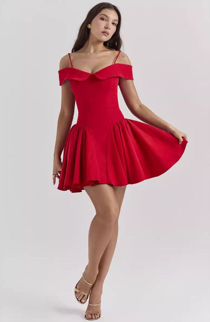 Solena Off-Shoulder Mini Dress