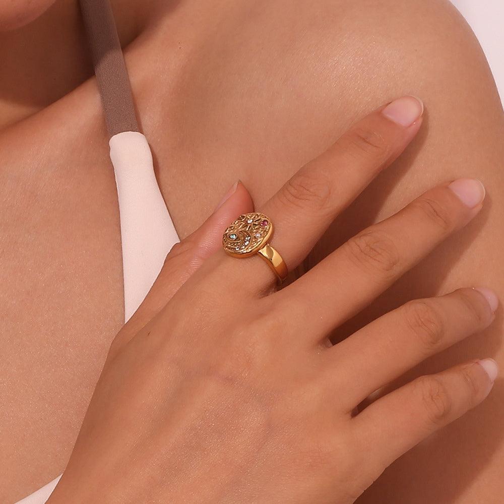 Celestial Oracle Ring - Father and Daughter Jewelry
