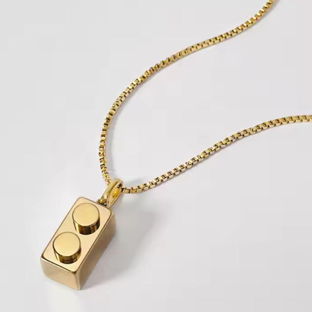 Lego Brick Necklace - Father and Daughter Jewelry
