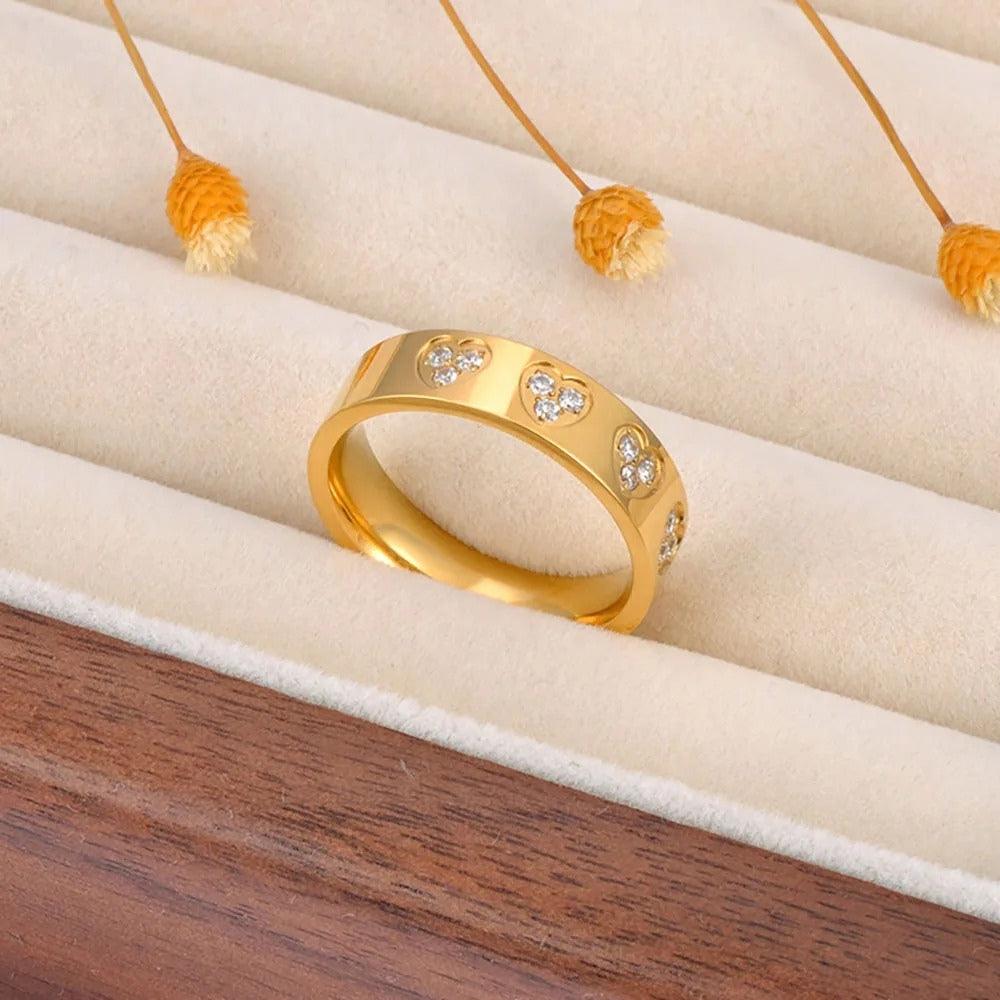 Hearts Align Ring - Father and Daughter Jewelry