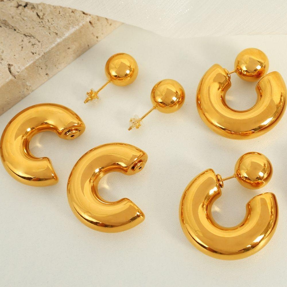 Lunar Essence Earrings - Father and Daughter Jewelry