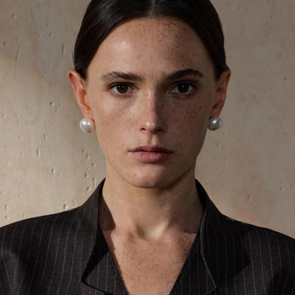 Pure Pearl Studs - Father and Daughter Jewelry