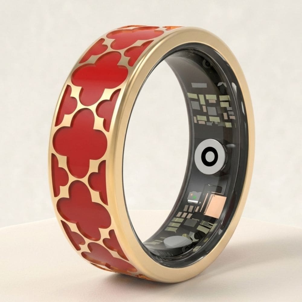 Clover Pattern Smart Ring