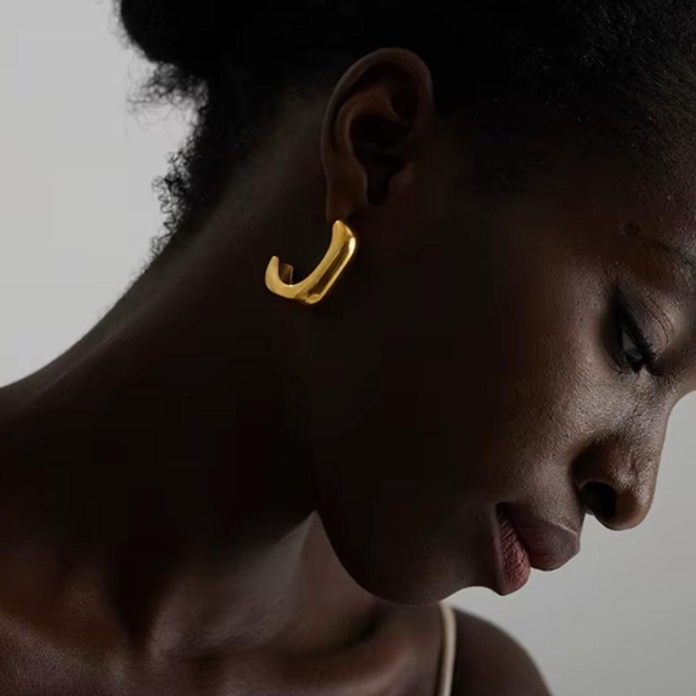 Soft Curve Hoops - Father and Daughter Jewelry